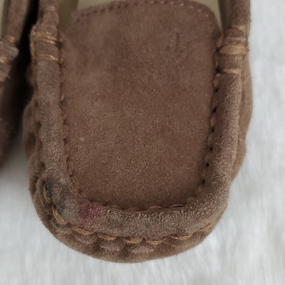 Janie and Jack suede shoes little boy size 19 - Picture 3 of 8